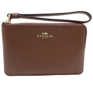 Coach wristlet leather